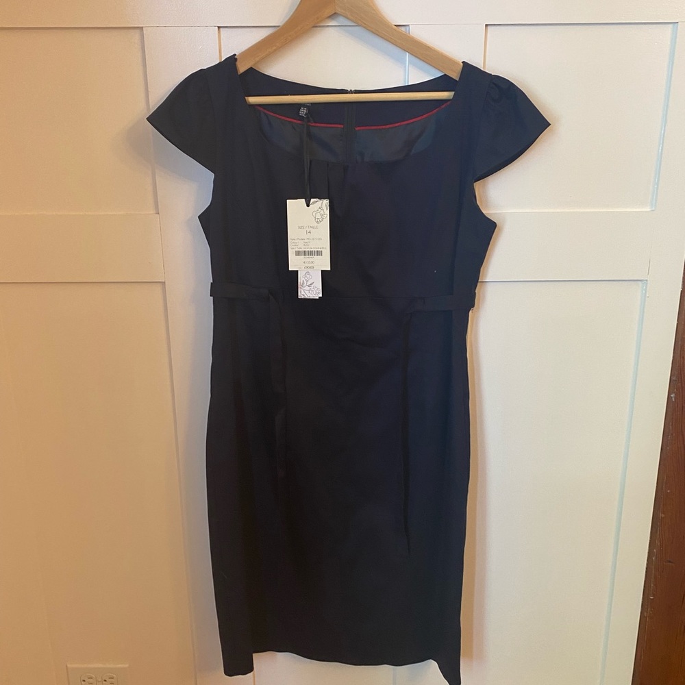 Laura Ashley NWT Navy Cocktail Dress Size 10